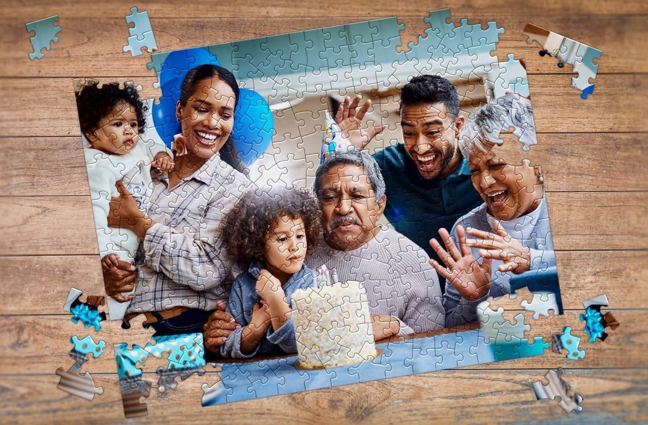 MakeYourPuzzles Custom Photo Puzzle 100 Piece Custom Photo Puzzle
