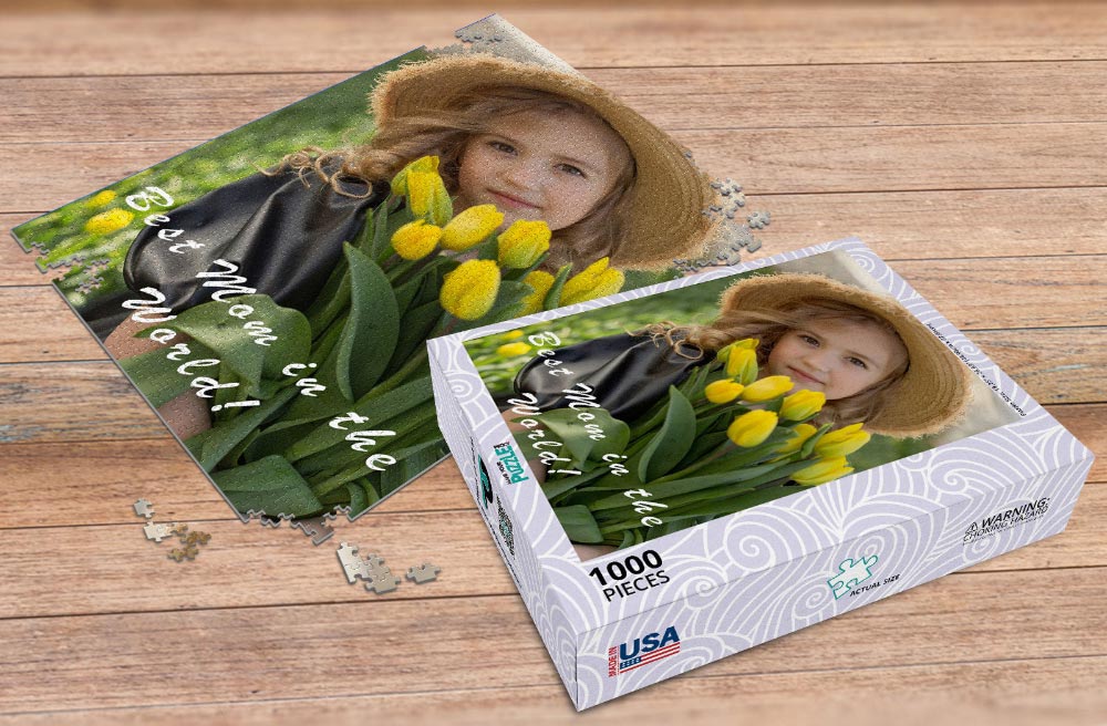 Mother's Day Photo Puzzle with text 
