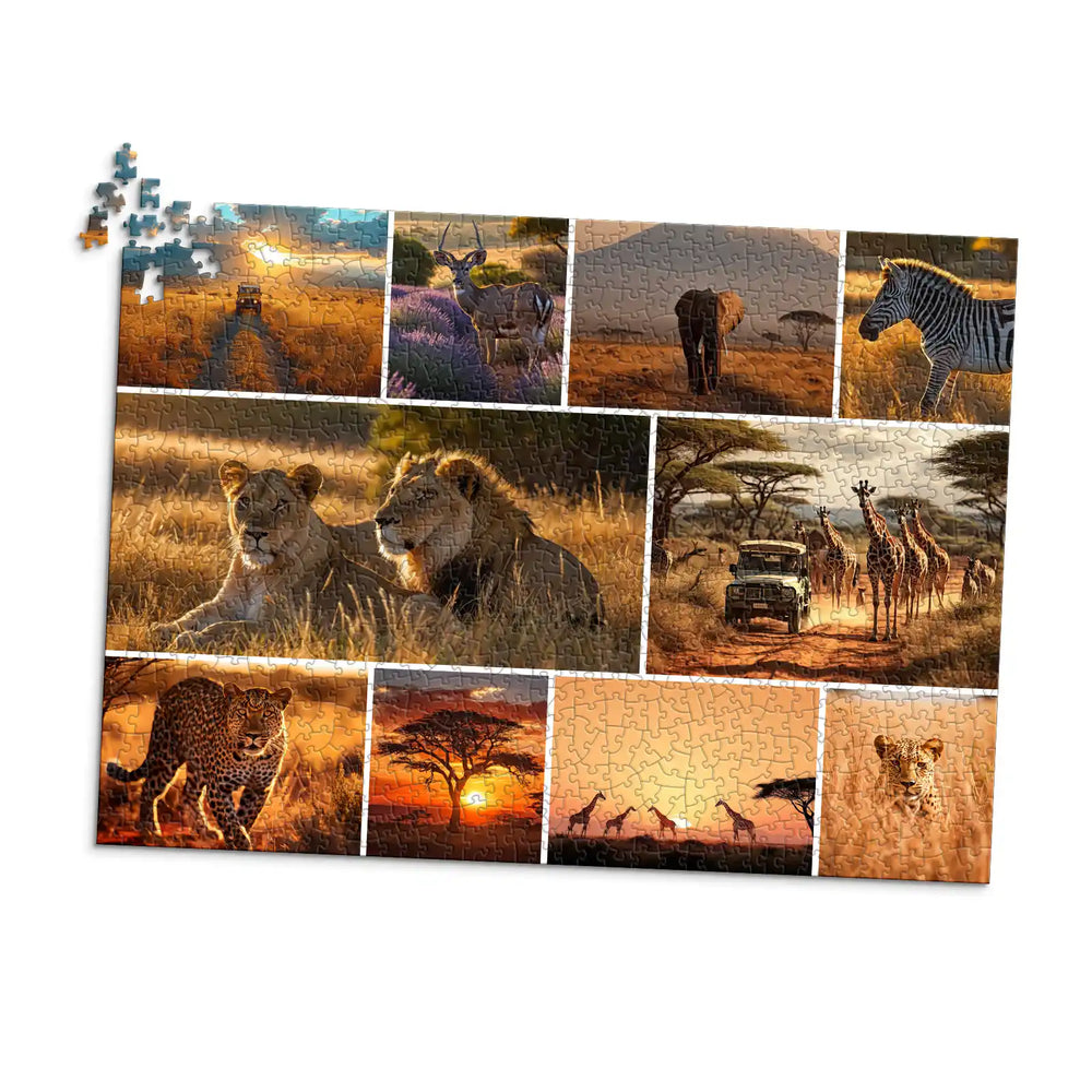 1000 piece travel photo puzzle featuring a bucket-list vacation memory