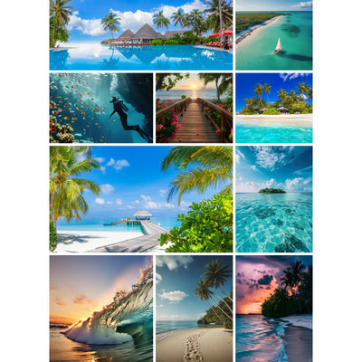 10 Collage Mosaic Photo Puzzle – Portrait