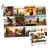 12 Collage Grid Photo Puzzle – Landscape - 1000 piece and box