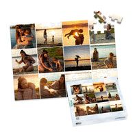 12 Collage Grid Photo Puzzle – Landscape - 100 piece and box