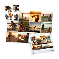 12 Collage Grid Photo Puzzle – Landscape - 48 piece and box