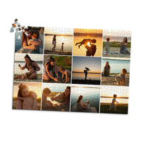 12 Photo Grid Collage - 1000 piece