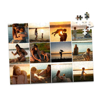 12 Photo Grid Collage - 252 piece