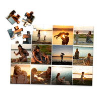 12 Photo Grid Collage - 100 piece