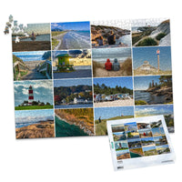 16 Collage Grid Photo Puzzle – Landscape - 1000 piece and box