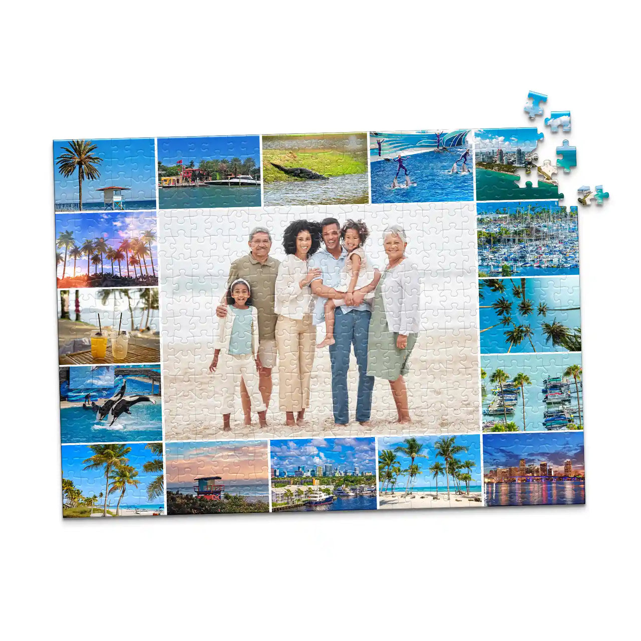 17 Photo Collage Template - 500 piece