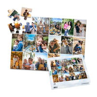 18 Collage Grid Photo Puzzle – Landscape - 48 piece and box