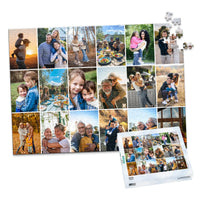 18 Collage Grid Photo Puzzle – Landscape - 500 piece and box