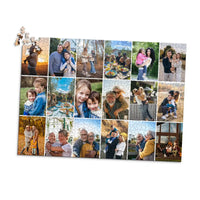 18 Photo Collage Grid Puzzle - 1000 piece
