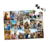 18 Photo Collage Grid Puzzle - 100 piece