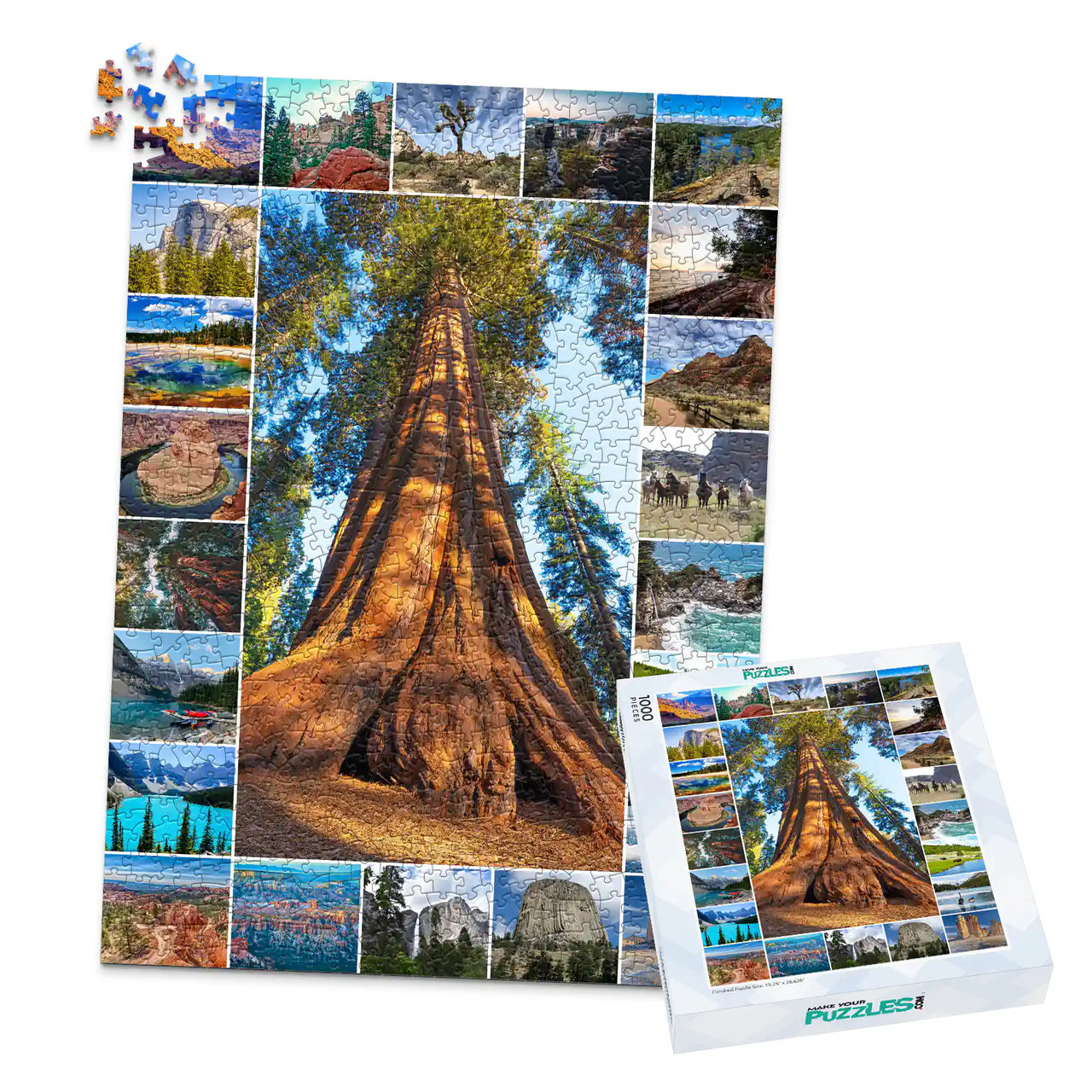 23 Collage Feature Photo Puzzle – Portrait - 1000 piece and box