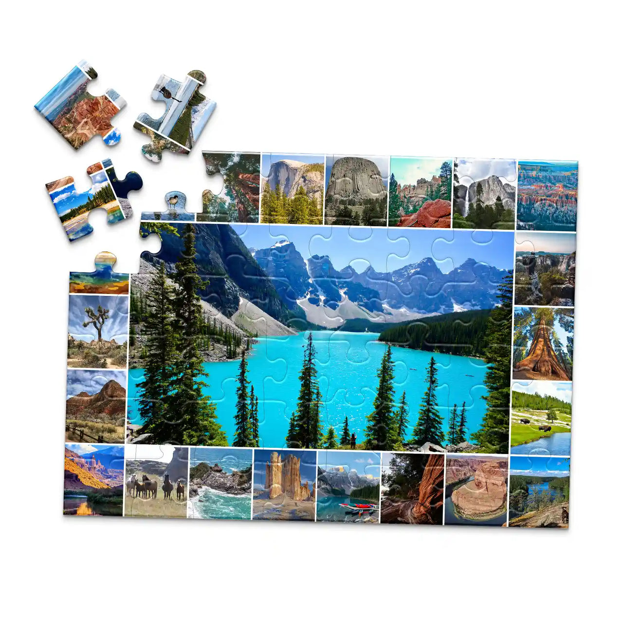 23 Photo Collage Puzzle Landscape - 48 piece