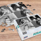252 Piece Photo Collage Puzzle of young couple and newborn in black and white and custom puzzle box | Premium Collage Photo Puzzles Made in the USA | Make Your Own Puzzle at MakeYourPuzzles
