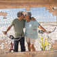 252 Piece Custom Photo Puzzle with elderly couple at beach | Premium Custom Puzzles Made in the USA | Make Your Own Puzzle at MakeYourPuzzles.com