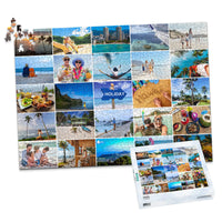 25 Collage Grid Photo Puzzle – Landscape - 1000 piece and box