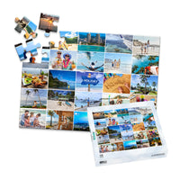 25 Collage Grid Photo Puzzle – Landscape - 48 piece and box