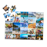 25 Collage Grid Photo Puzzle – Landscape | MakeYourPuzzles - 48 piece and box