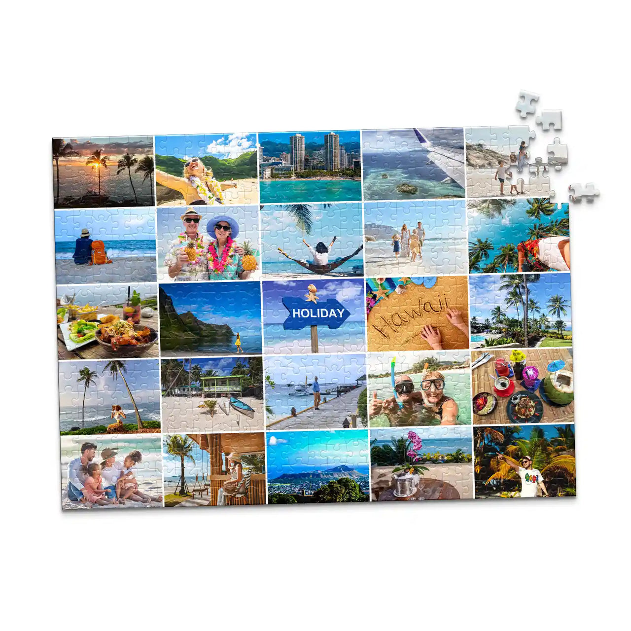 25 Collage Grid Photo Puzzle – Landscape | MakeYourPuzzles - 500 piece