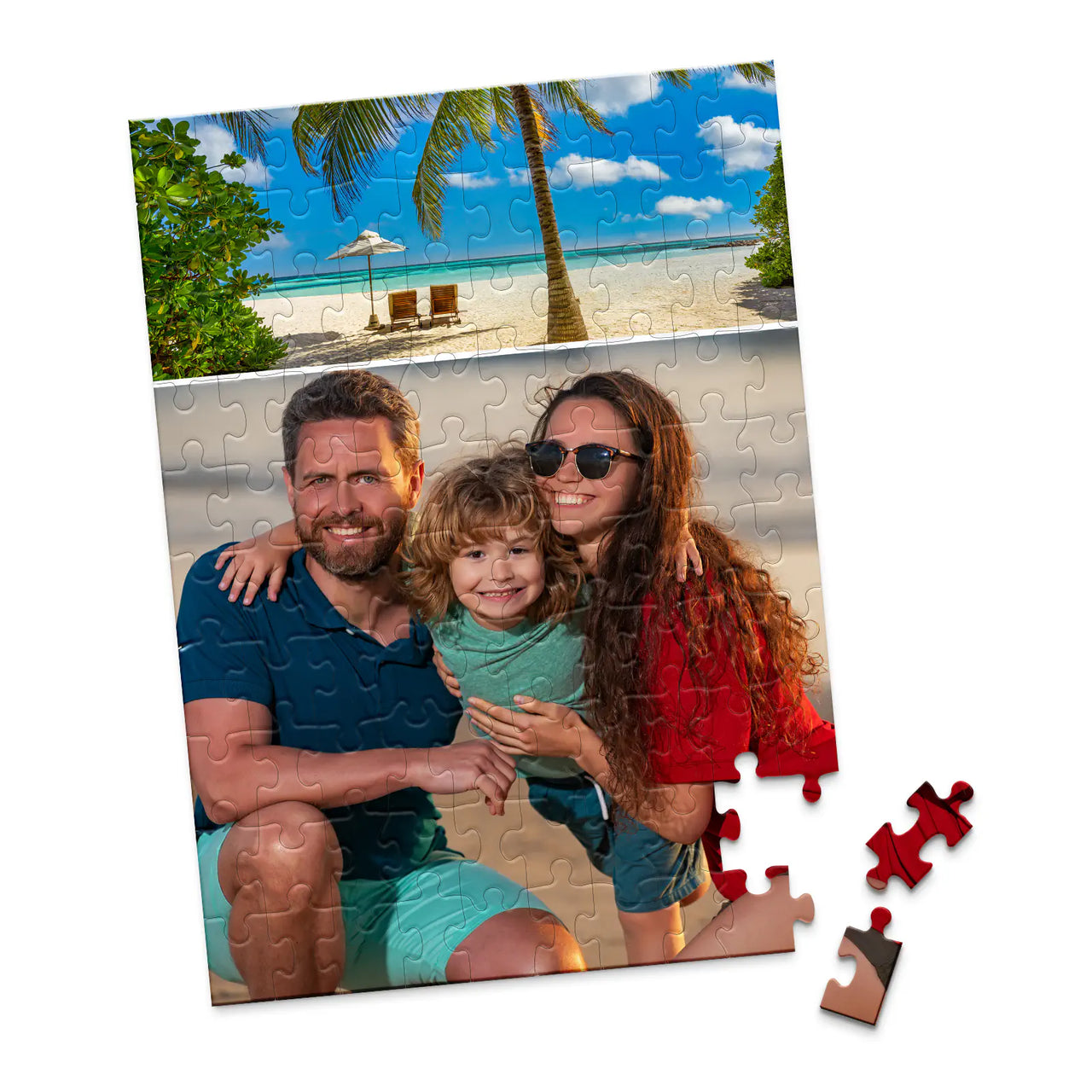 2 Collage Classic Photo Puzzle – Portrait - 100 piece