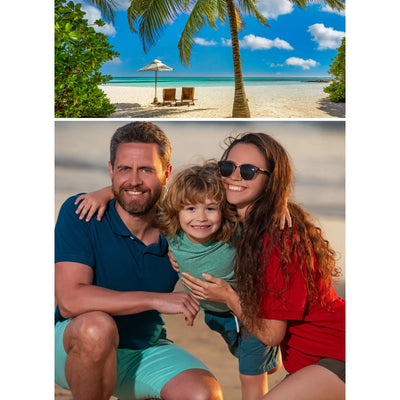 2 Collage Classic Photo Puzzle – Portrait