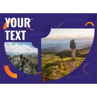 2 Collage Text Modern Photo Puzzle