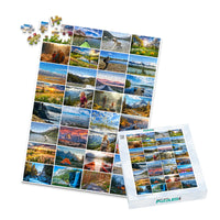 32 Collage Simple Grid Photo Puzzle – Portrait - 252 piece and box
