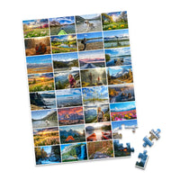 32 Photo Collage Template - 100 piece
