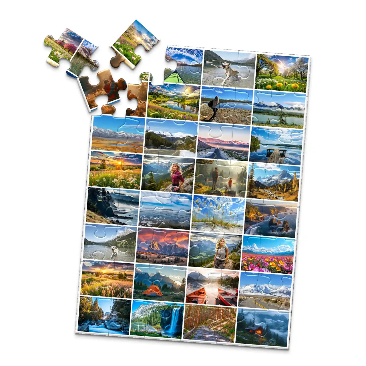 32 Photo Collage Template - 48 piece