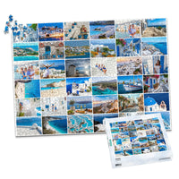 36 Collage Simple Grid Photo Puzzle – Landscape - 1000 piece and box