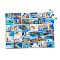 36 Photo Collage Grid Puzzle  template - 500 piece