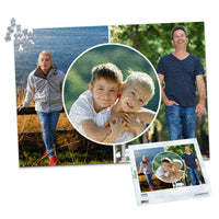 3 Collage Circle Photo Puzzle – Center - 1000 piece and box