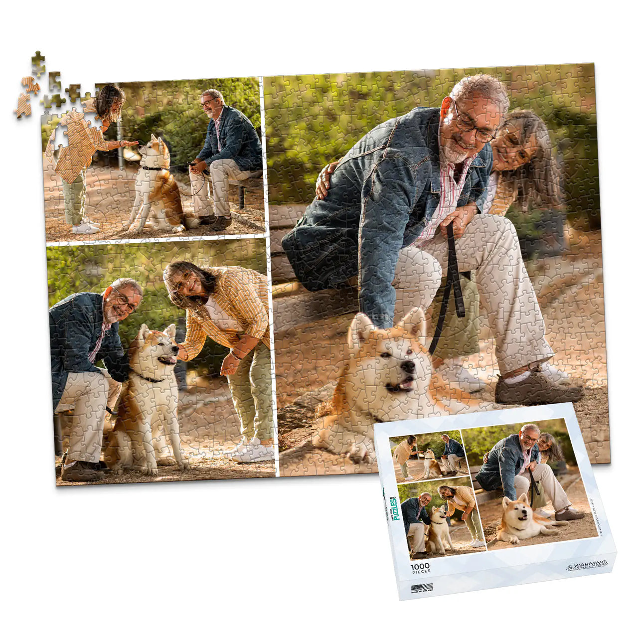 3 Collage Feature Photo Puzzle – Right - 1000 piece and box