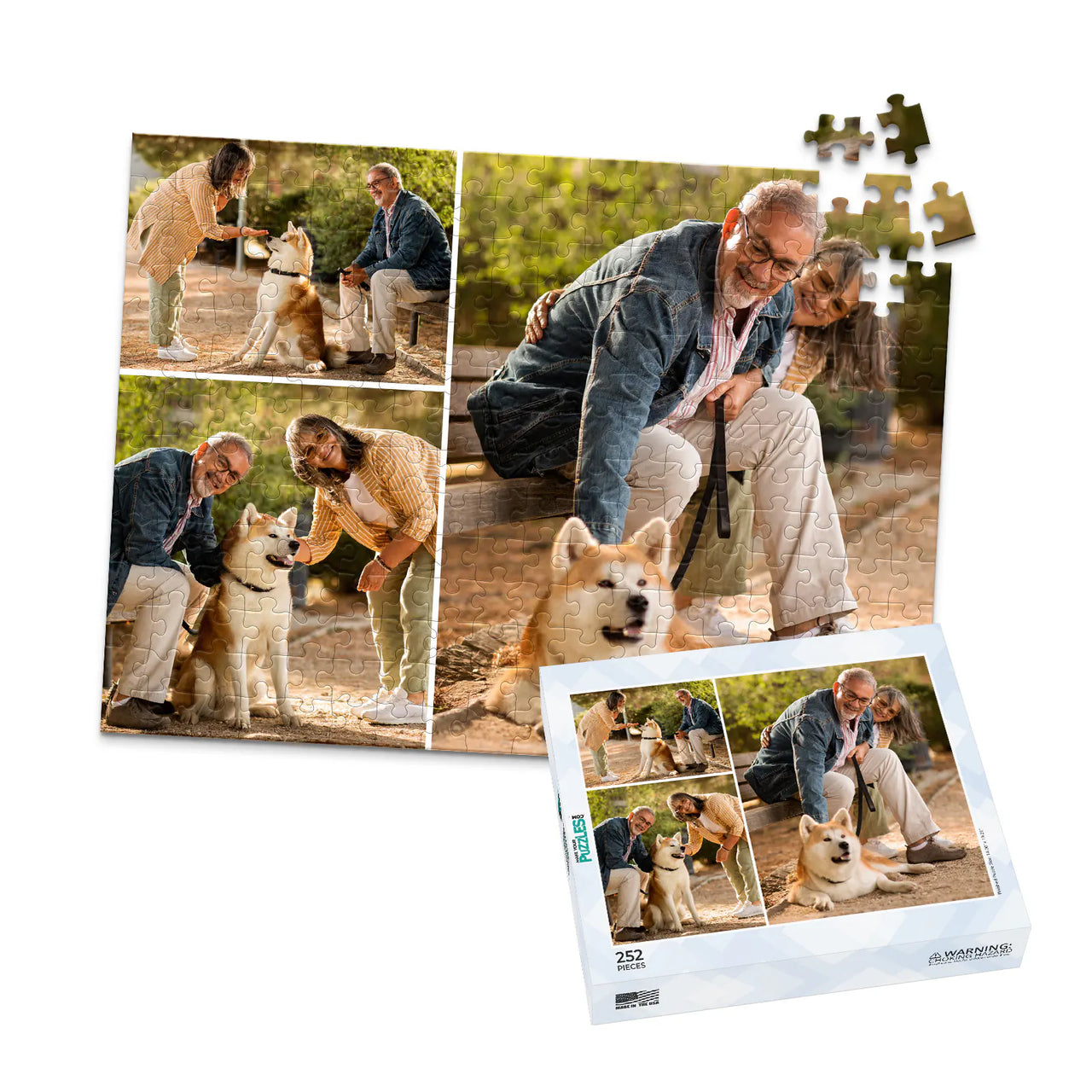 3 Collage Feature Photo Puzzle – Right - 252 piece and box