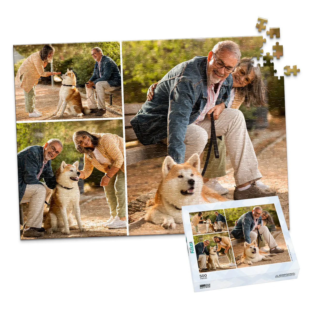 3 Collage Feature Photo Puzzle – Right - 500 piece and box