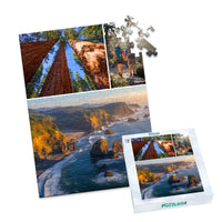 3 Collage Hero Bottom Photo Puzzle – Wide - 100 piece and box
