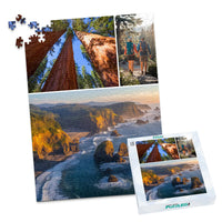 3 Collage Hero Bottom Photo Puzzle – Wide - 500 piece and box