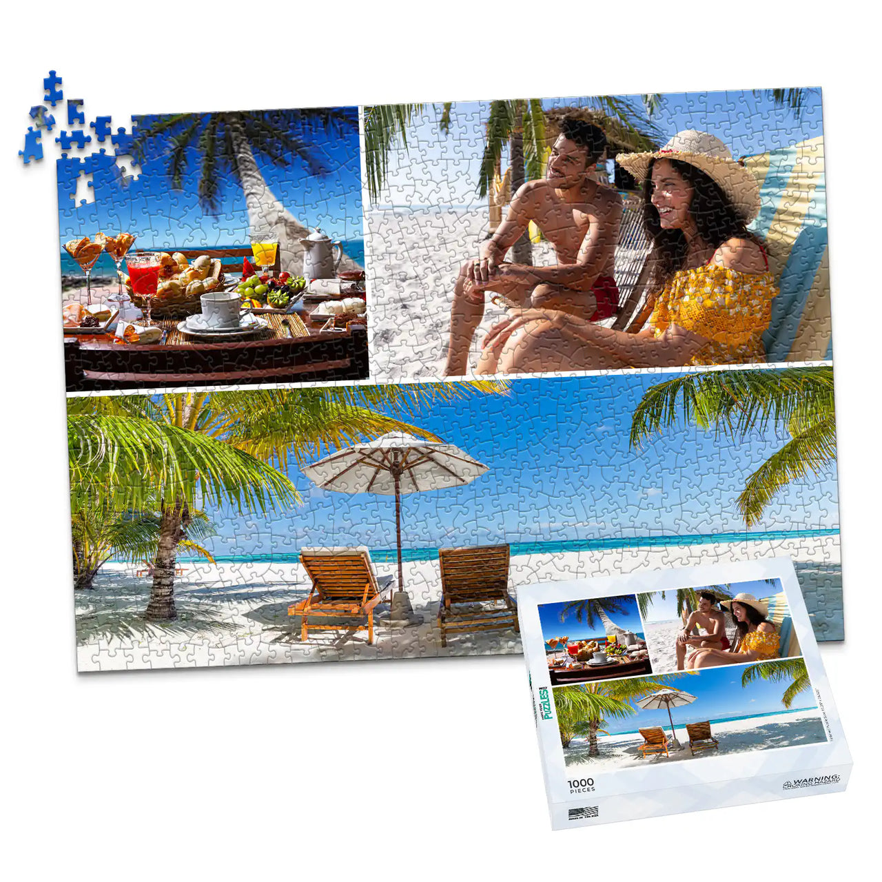 3 Collage Photo Puzzle – Panorama - 1000 piece and box