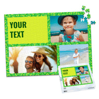 3 Collage Text Summer Photo Puzzle - 500 piece and box