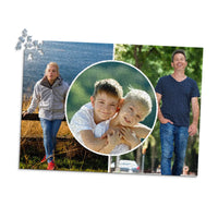 3 Collage Circle Photo Puzzle – Center - 1000 piece