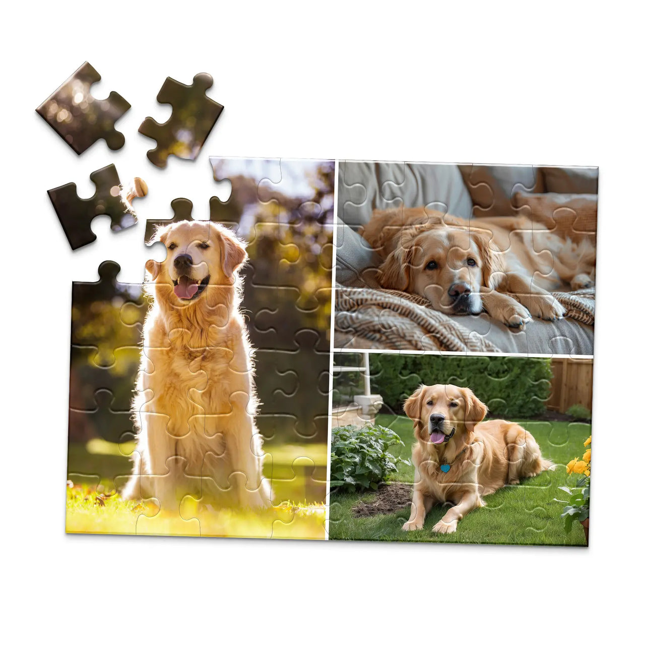 3 Collage Classic Photo Puzzle – Left - 48 piece