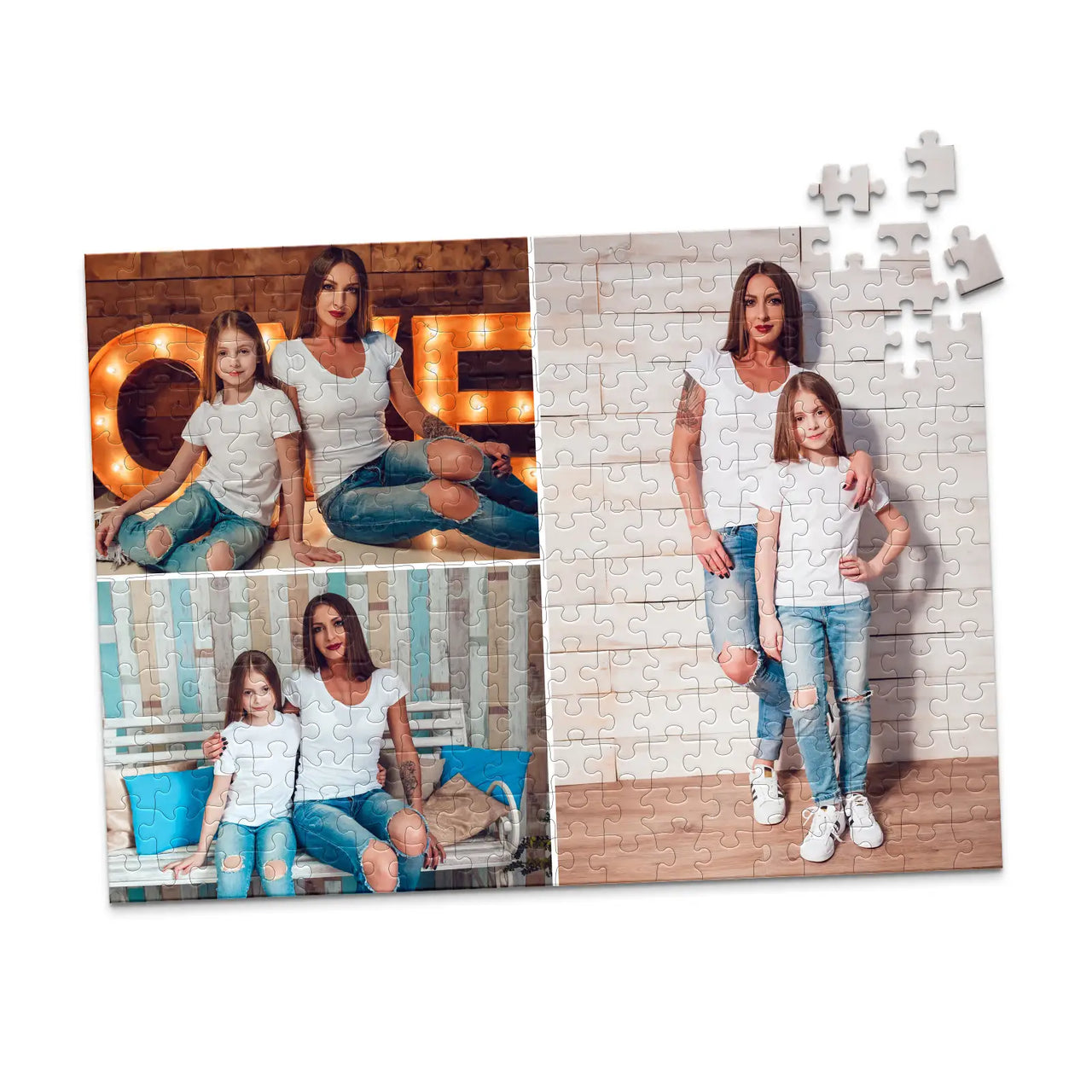 3 Collage Classic Photo Puzzle – Right - 252 piece