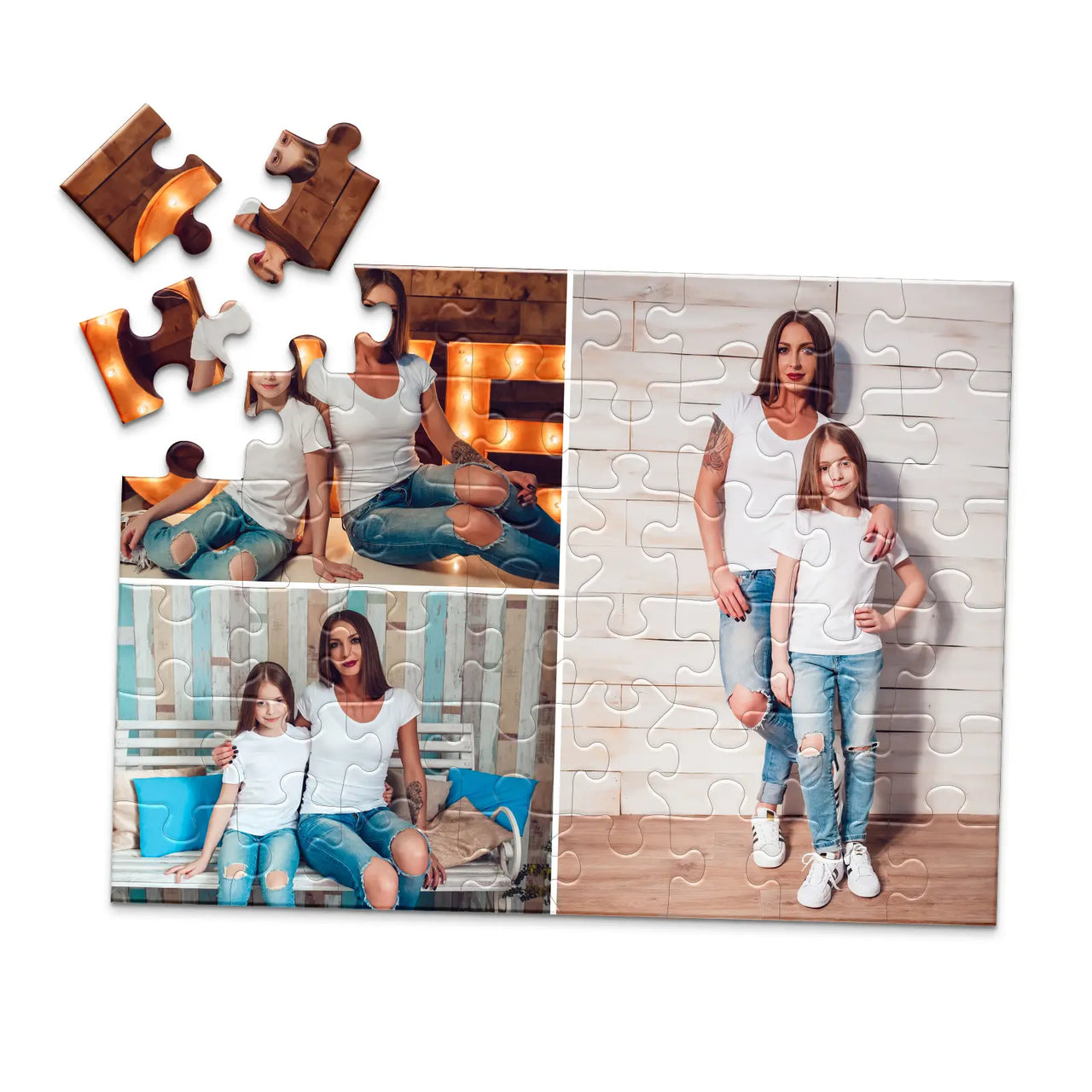 3 Collage Classic Photo Puzzle – Right - 48 piece