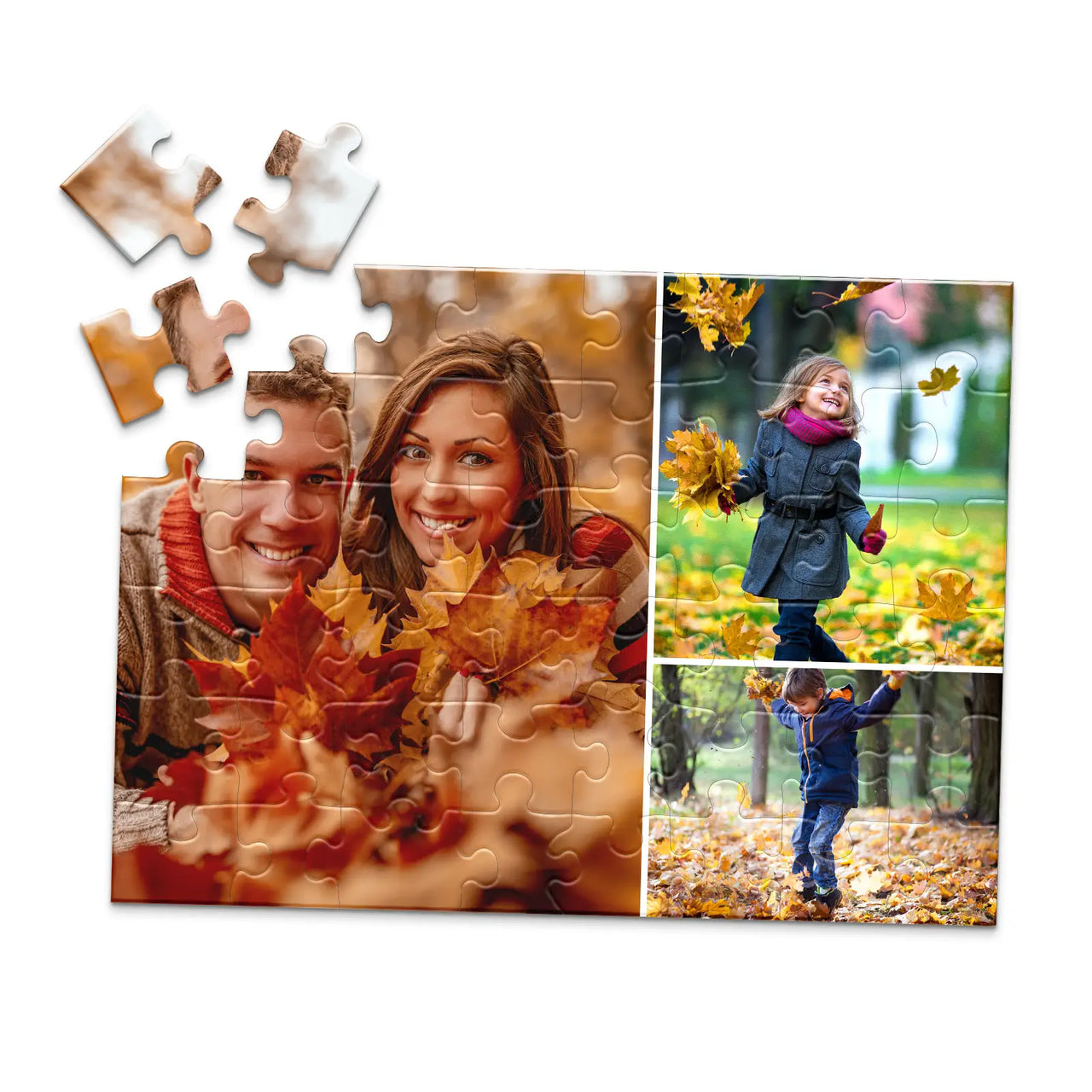 3 Collage Feature Photo Puzzle – Left - 48 piece