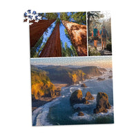 3 Collage Hero Bottom Photo Puzzle – Wide - 1000 piece