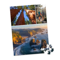 3 Collage Hero Bottom Photo Puzzle – Wide - 252 piece