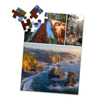 3 Collage Hero Bottom Photo Puzzle – Wide - 48 piece