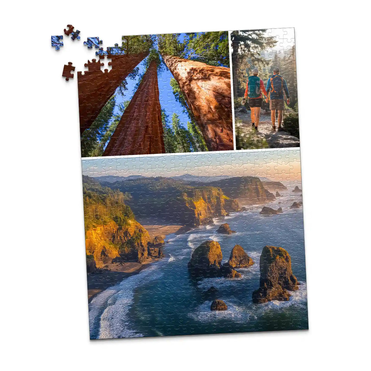 3 Collage Hero Bottom Photo Puzzle – Wide - 500 piece