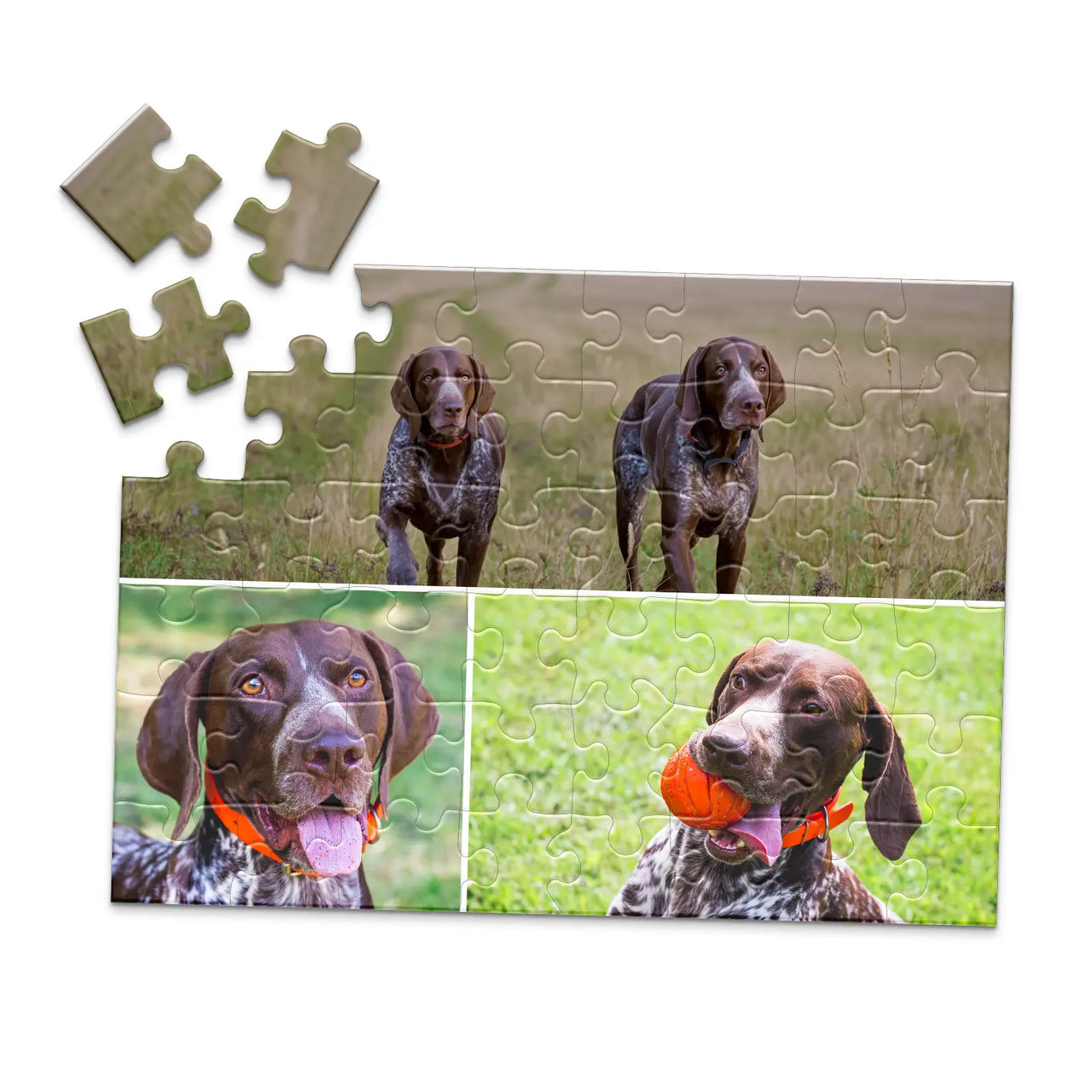 3 Collage Hero Photo Puzzle – Grid - 48 piece